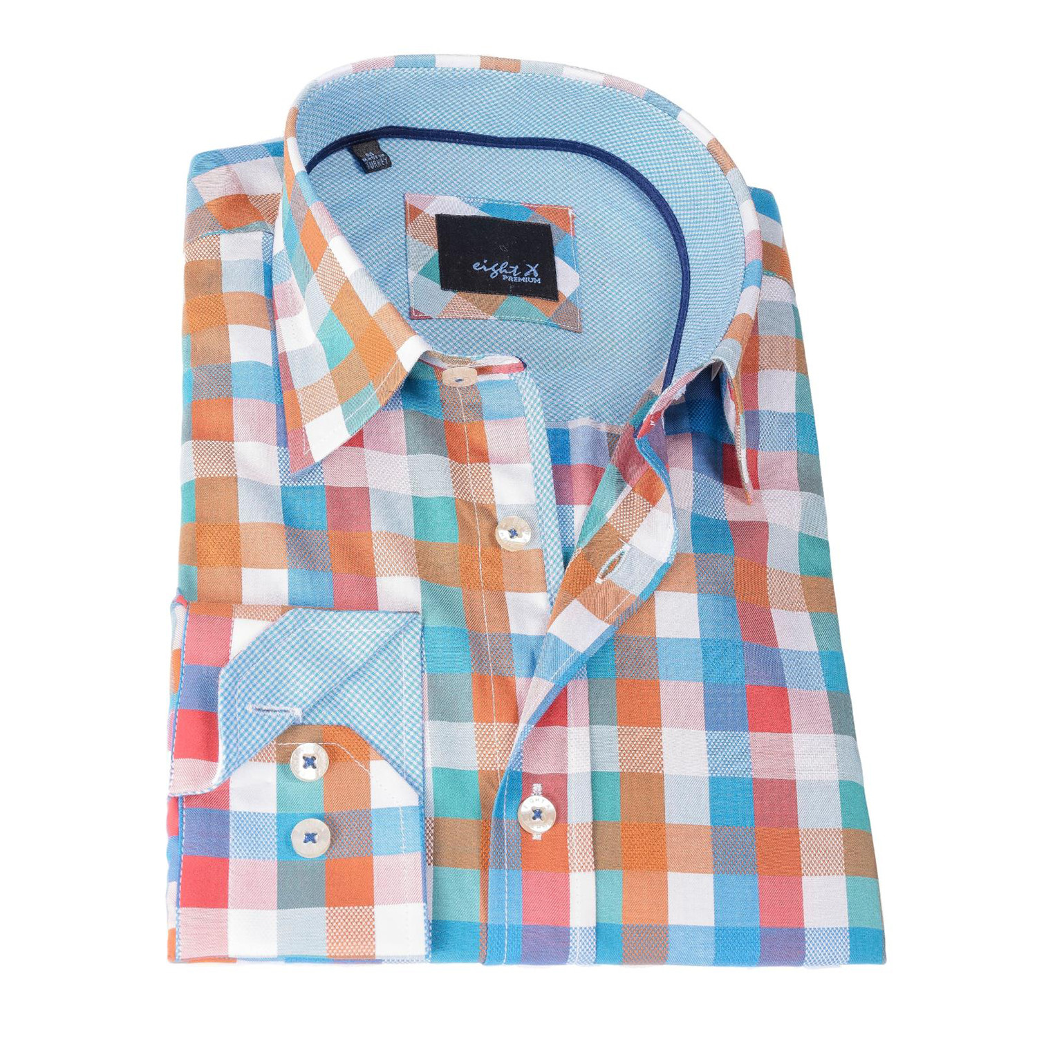 Checkered Shirt // Multicolor (S) - Eight X - Touch of Modern