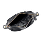 Charles Leather Toiletry Bag (Black)