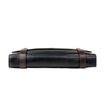 Eton Leather Laptop Briefcase (Black)