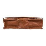 Fred Leather Messenger Bag // Tan