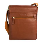 Seattle Leather Crossbody Messenger // Tan