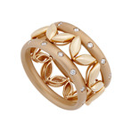 Stefan Hafner 18k Rose Gold Diamond Ring // Ring Size: 8.25