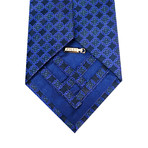 Diamond Box Silk Tie // Blue