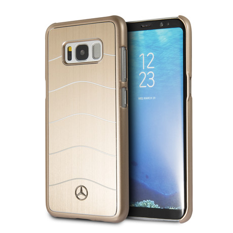 Brushed Aluminum Hard Case // Gold // Galaxy S8