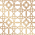 Cynthia Rowley // Chainlinx // Gold // Self-Adhesive Wallpaper