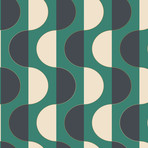 Luna // Emerald // Self-Adhesive Wallpaper