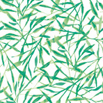 Watercolor Leaves // Jade // Self-Adhesive Wallpaper