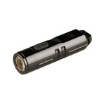 A4 Titanium 550 Lumens USB Rechargeable Keychain Flashlight (Natural Ti)