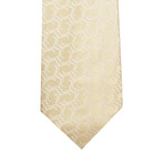 Locks + Clips Silk Tie // Light Gold