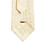 Locks + Clips Silk Tie // Light Gold