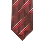 Racing Boxes Silk Tie // Red