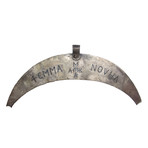 Byzantine Silver & Niello Crescent Ceremonial Pectoral