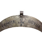 Byzantine Silver & Niello Crescent Ceremonial Pectoral