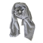 Cashmere Woven Scarf (Grey Mix)