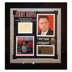 Signed + Framed Signature Collage // Jimmy Hoffa