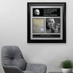 Signed + Framed Equation Collage // Albert Einstein