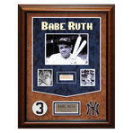 Signed + Framed Signature Collage // Babe Ruth