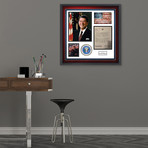 Signed + Framed Letter Collage // Ronald Reagan