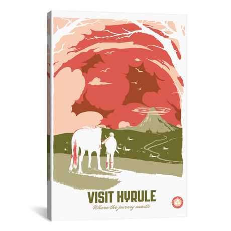 Visit Hyrule (18"W x 26"H x 0.75"D)