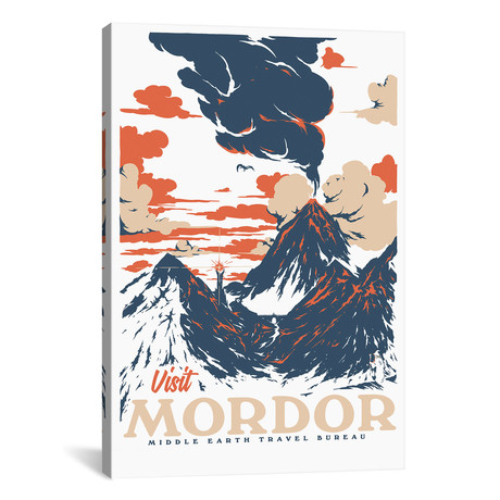 Visit Mordor (18"W x 26"H x 0.75"D)