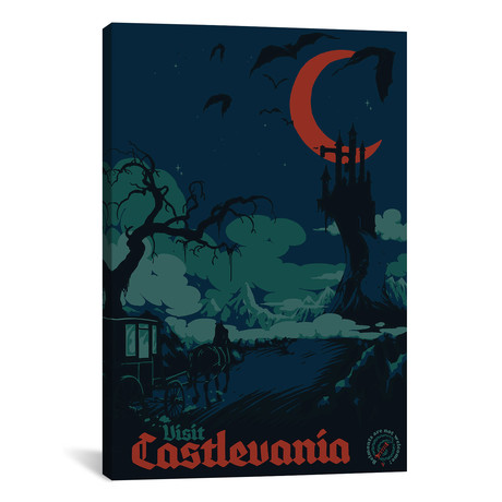 Visit Castlevania (18"W x 26"H x 0.75"D)