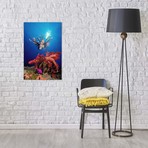 Lionfish + Squarespot Anthias // Panoramic Images (18"W x 26"H x 0.75"D)