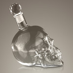 Skull Head 3D // Spirit Glass Decanter