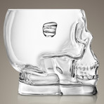 Brain Freeze // Skull Ice Holder + Set Of 4 Skull Shot Glasses