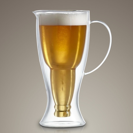 Borosilicate Glass Beer // Double Wall Jug