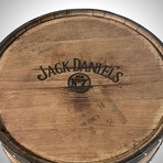 Jack Daniels Whiskey Barrel // Oversized Table