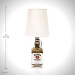 Original Liquor Bottles Lamps (Jim Beam Bourbon Whiskey)