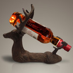 Deer Head // Cast Iron Bottle Display Stand