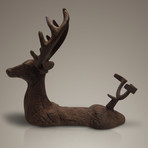 Deer Head // Cast Iron Bottle Display Stand