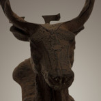 Deer Head // Cast Iron Bottle Display Stand