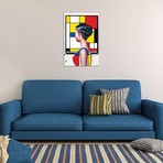 Mondrian's Art Lover II // Liva Pakalne Fanelli (18"W x 26"H x 0.75"D)