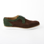 Benjamin Dress Shoe // Brown + Green (Euro: 42)
