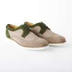 Leonardo Dress Shoe // Sand + Green (Euro: 42)