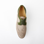 Leonardo Dress Shoe // Sand + Green (Euro: 42)