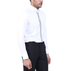 Earl Tuxedo Shirt // White (L)