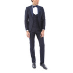 Nicky Slim-Fit 3-Piece Tuxedo // Navy (Euro: 48)