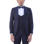 Nicky Slim-Fit 3-Piece Tuxedo // Navy (Euro: 48)
