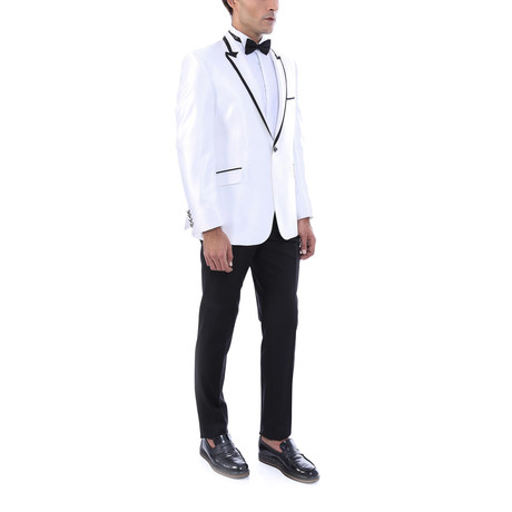 Lou Slim Fit 2-Piece Tuxedo // White (Euro: 44)
