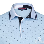 Tony Short Sleeve Polo // Light Blue (XL)