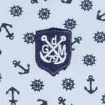 Joel Short Sleeve Polo // Light Blue (L)