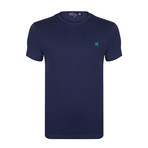 Mohamed Crew Neck T-Shirt // Navy + Green (3XL)