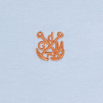 Tommy V-Neck T-Shirt // Blue + Orange (3XL)