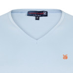 Tommy V-Neck T-Shirt // Blue + Orange (3XL)