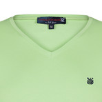 Jack V-Neck T-Shirt // Mint + Navy (3XL)