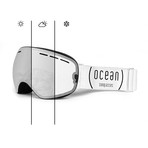 CERVINO // Ski Goggles // White Frame + Photochromatic Lens
