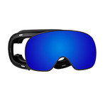 K2 // Ski Goggles // Black Frame (Blue Revo Lens with Black Edge)
